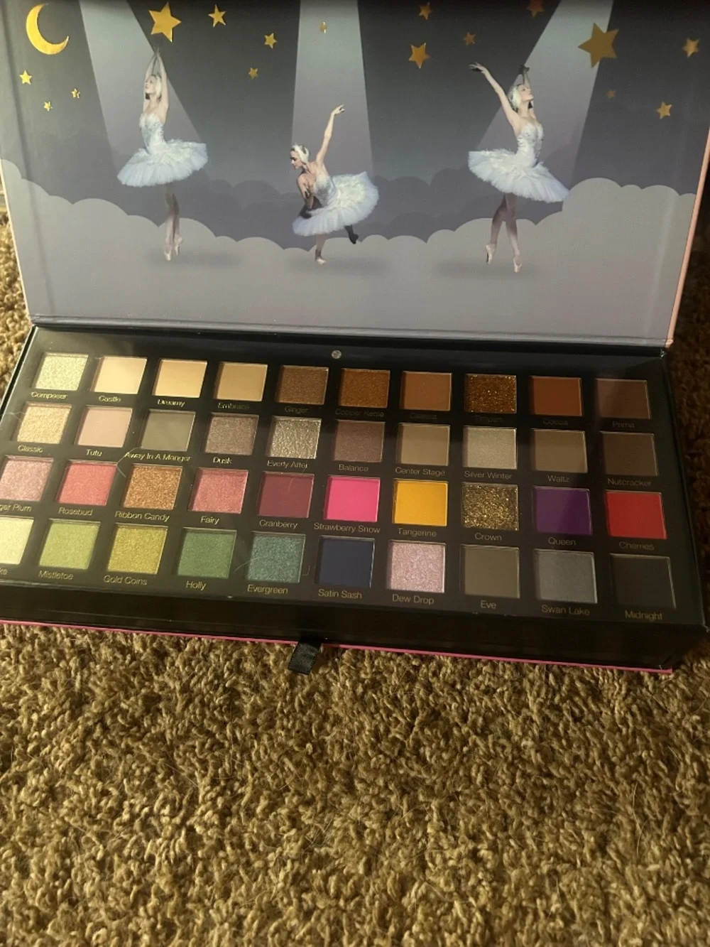 Scott Barnes Swan Lake makeup palette
